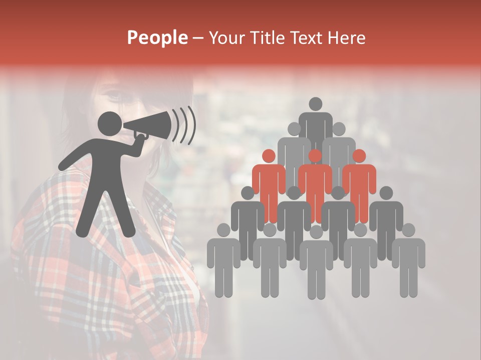 Hipster Expression Smiling PowerPoint Template