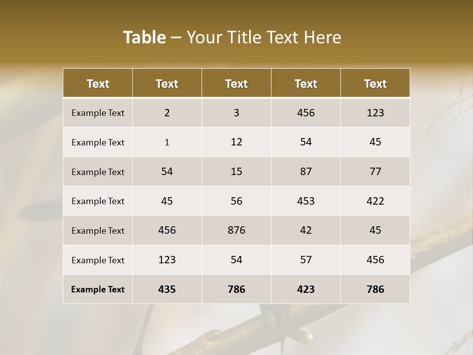 Beak Sitting Spot PowerPoint Template