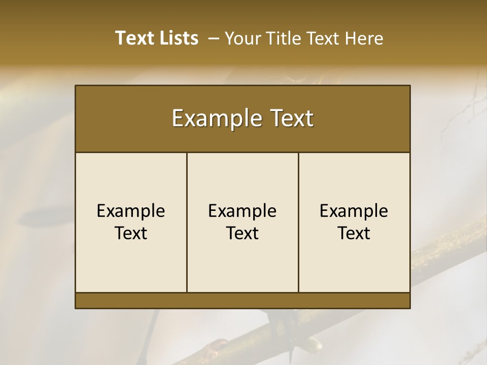 Beak Sitting Spot PowerPoint Template