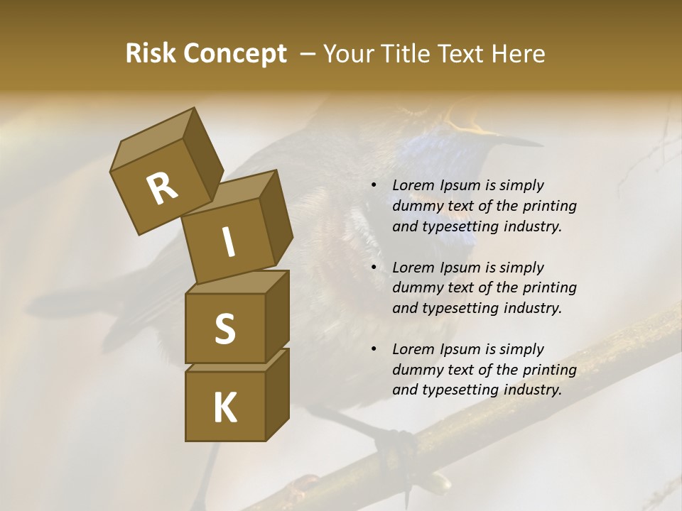 Beak Sitting Spot PowerPoint Template