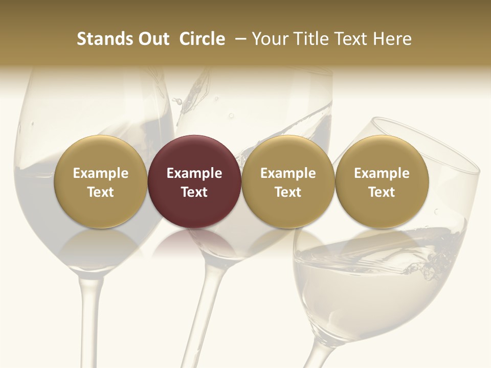 Tempting Bubble Beverage PowerPoint Template