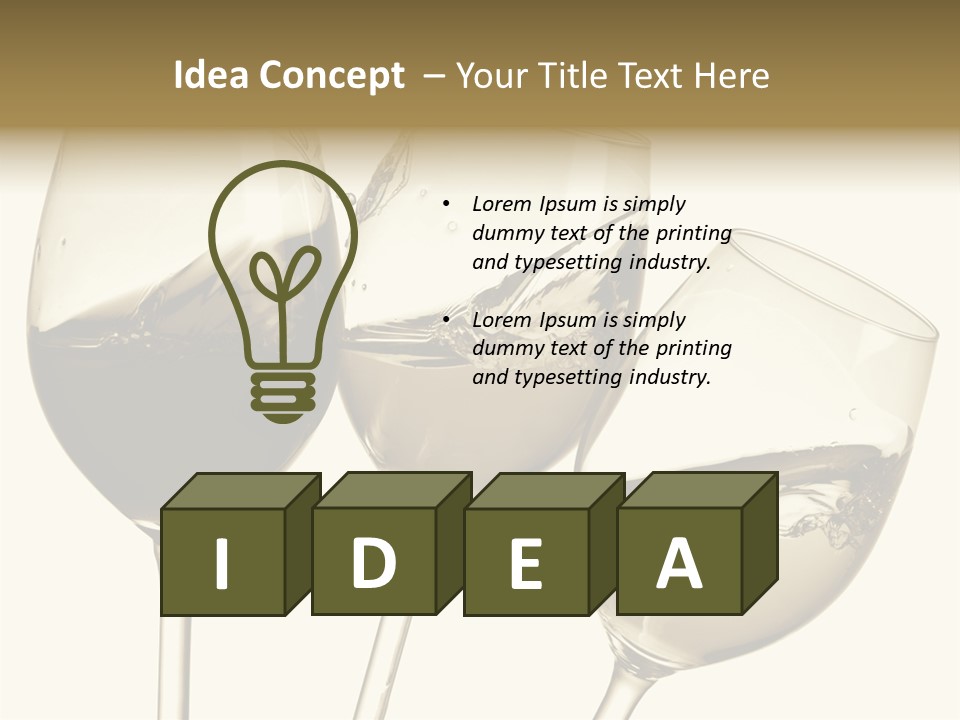 Tempting Bubble Beverage PowerPoint Template