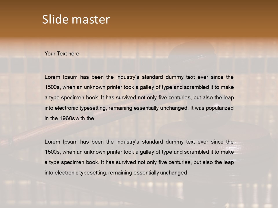 Law Firm Prosecutor Law Enforcement PowerPoint Template