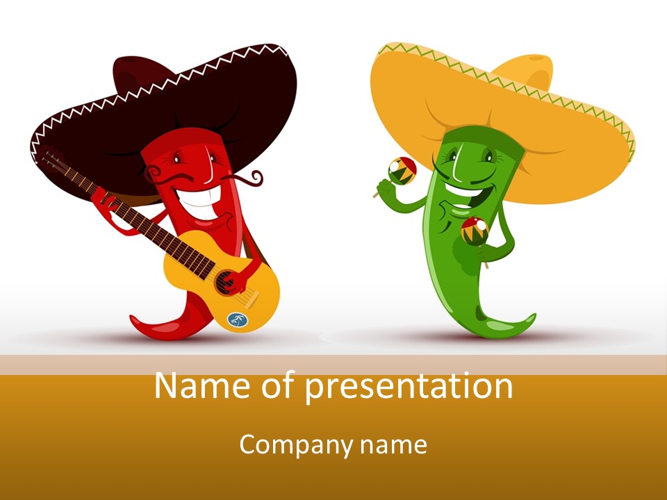 Traditional Cartoon Colorful PowerPoint Template