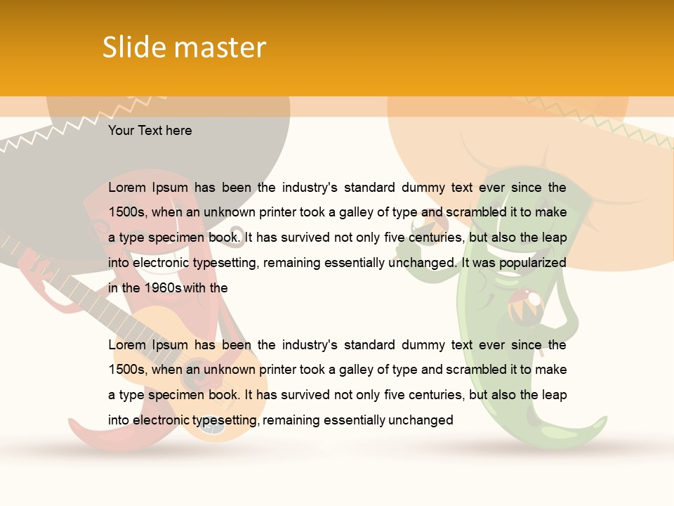 Traditional Cartoon Colorful PowerPoint Template