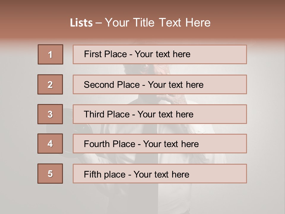 An Old Man Smoking A Cigarette And Holding A Dumbble Weight PowerPoint Template