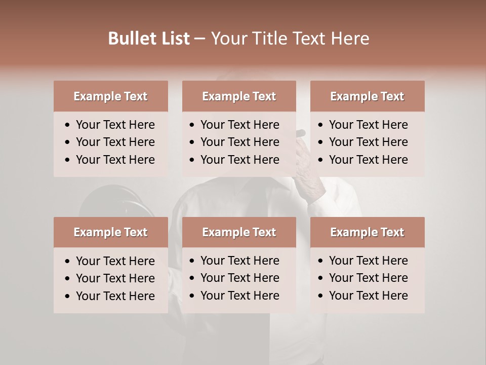 An Old Man Smoking A Cigarette And Holding A Dumbble Weight PowerPoint Template