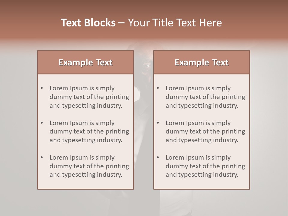 An Old Man Smoking A Cigarette And Holding A Dumbble Weight PowerPoint Template