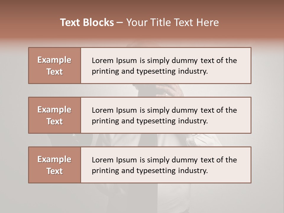 An Old Man Smoking A Cigarette And Holding A Dumbble Weight PowerPoint Template