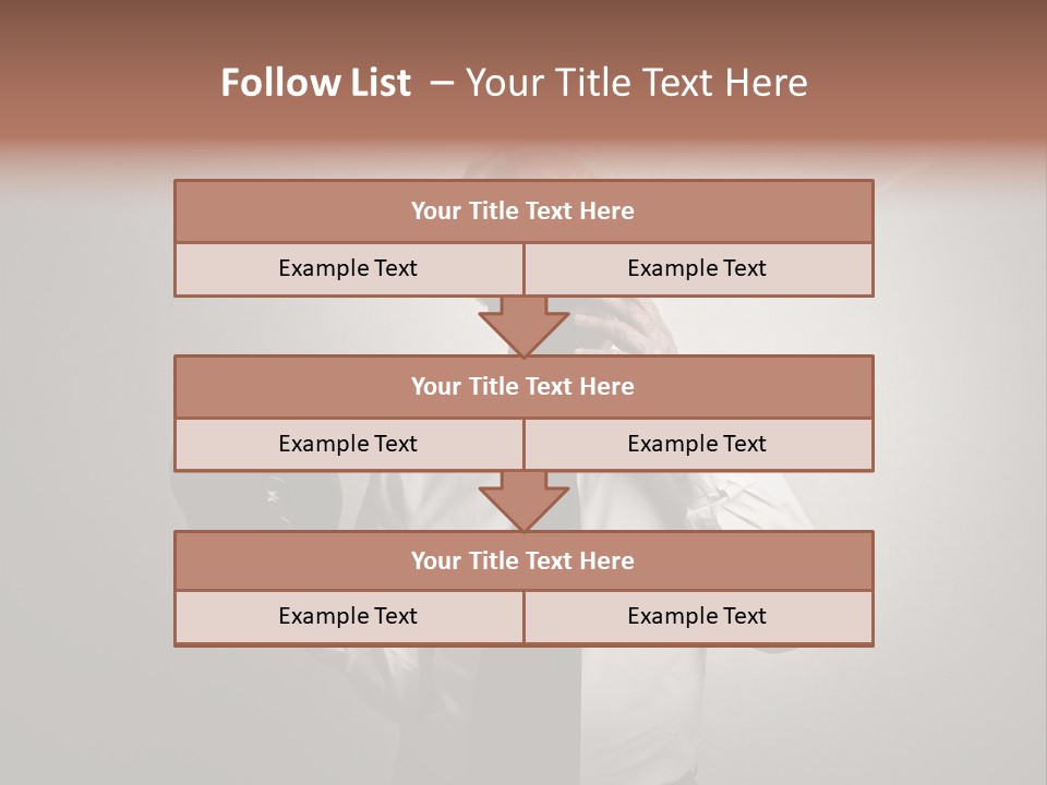 An Old Man Smoking A Cigarette And Holding A Dumbble Weight PowerPoint Template