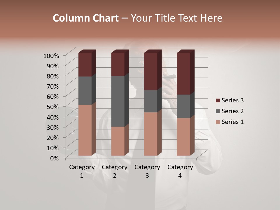An Old Man Smoking A Cigarette And Holding A Dumbble Weight PowerPoint Template