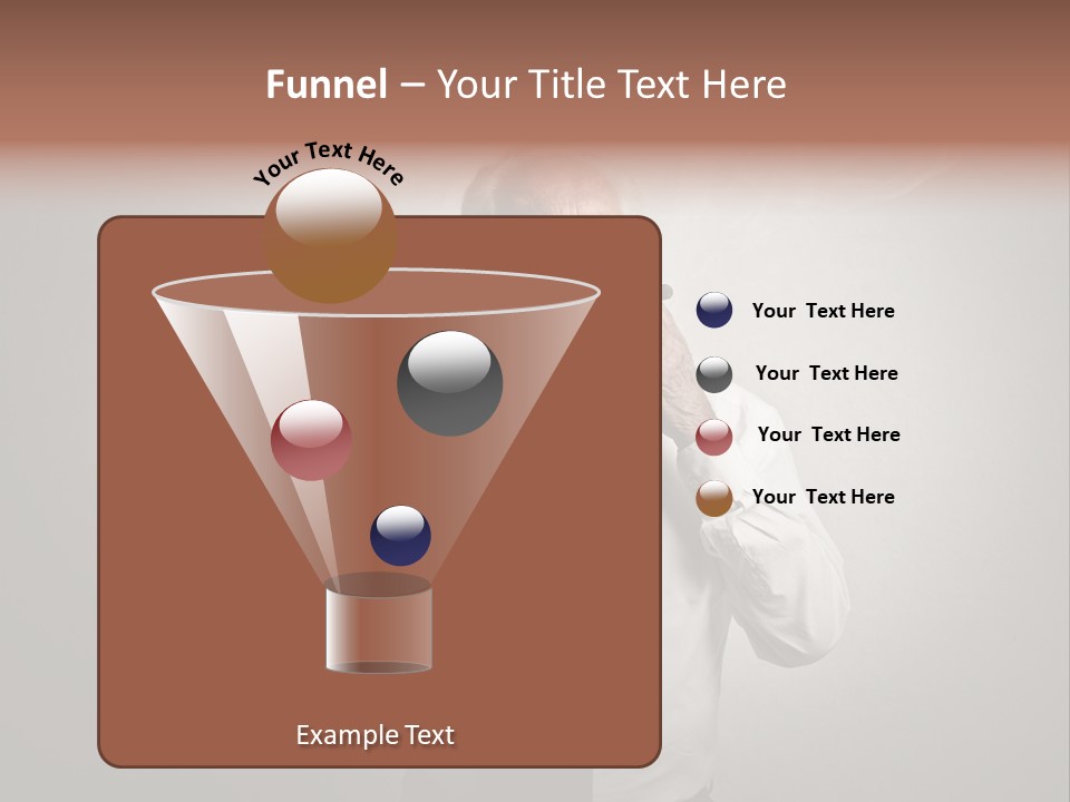 An Old Man Smoking A Cigarette And Holding A Dumbble Weight PowerPoint Template