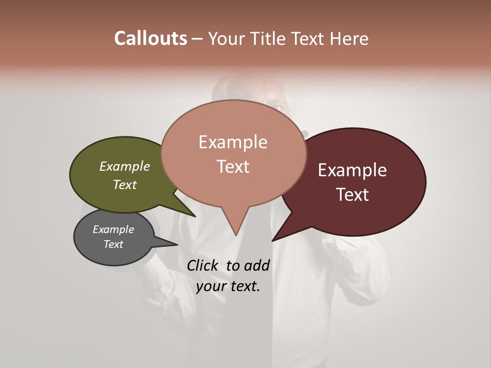 An Old Man Smoking A Cigarette And Holding A Dumbble Weight PowerPoint Template