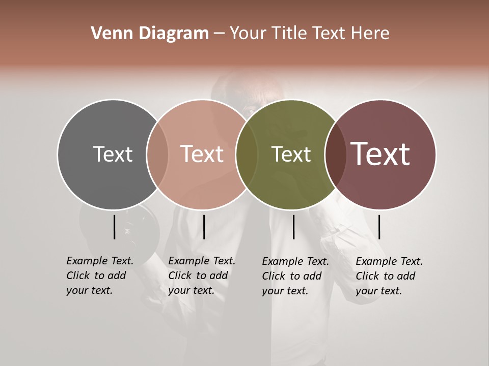 An Old Man Smoking A Cigarette And Holding A Dumbble Weight PowerPoint Template