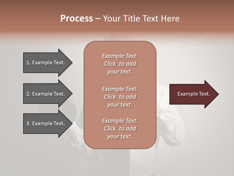 An Old Man Smoking A Cigarette And Holding A Dumbble Weight PowerPoint Template