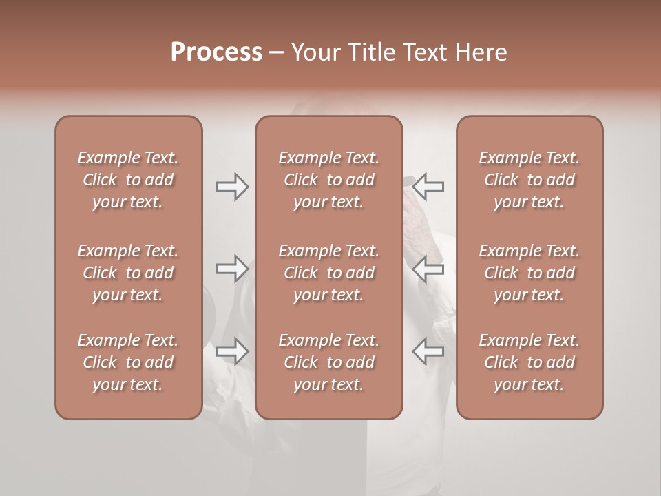 An Old Man Smoking A Cigarette And Holding A Dumbble Weight PowerPoint Template