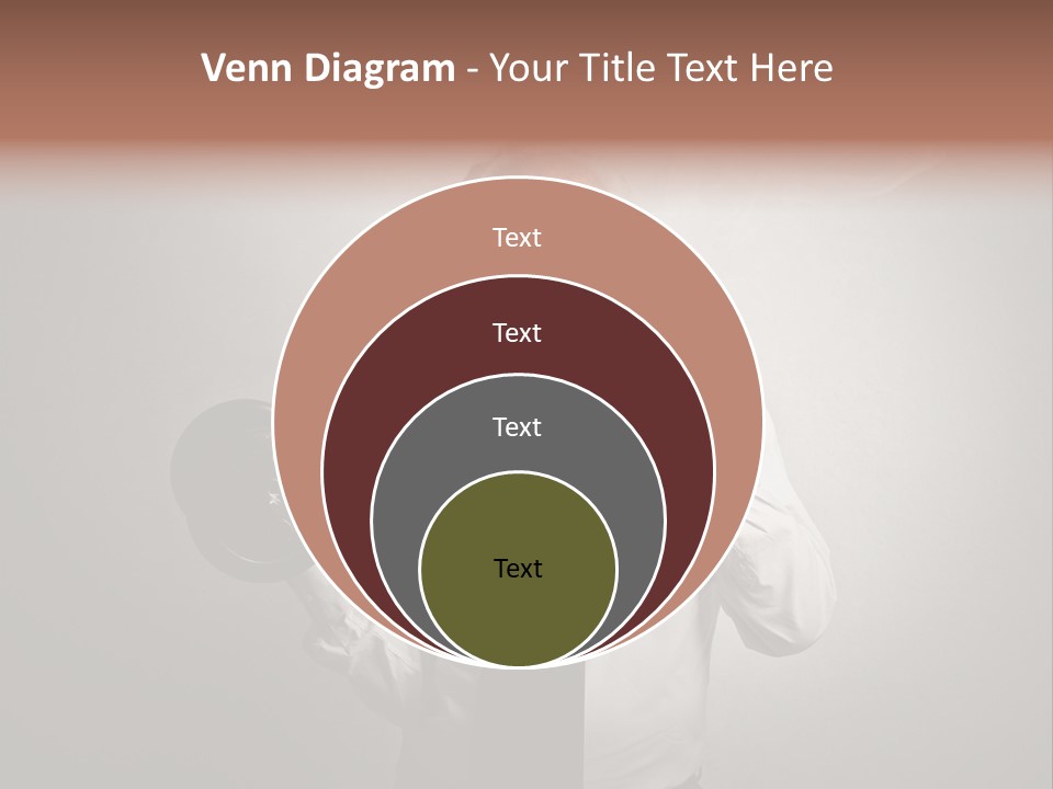 An Old Man Smoking A Cigarette And Holding A Dumbble Weight PowerPoint Template