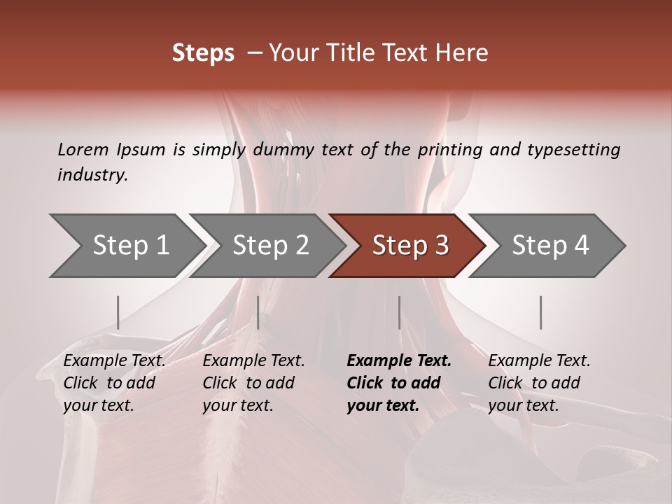 System Athlete Muslces PowerPoint Template