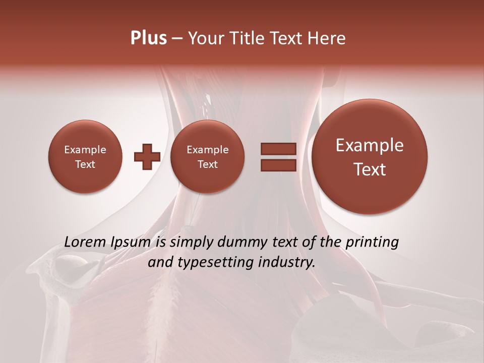 System Athlete Muslces PowerPoint Template