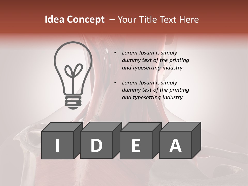 System Athlete Muslces PowerPoint Template