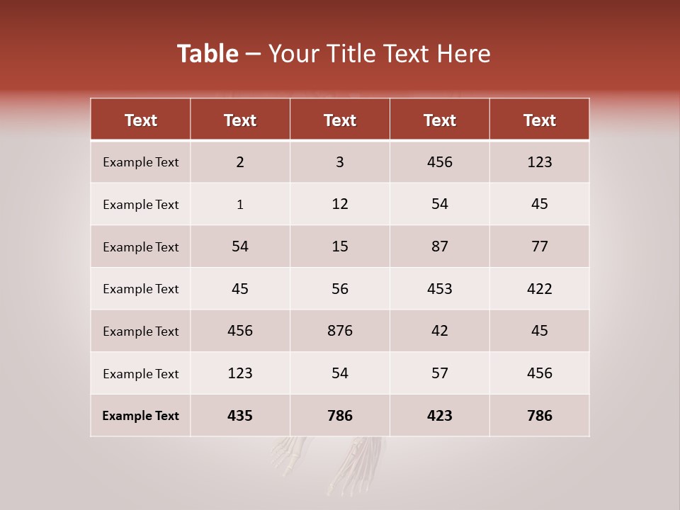 Skin Flesh Nature PowerPoint Template