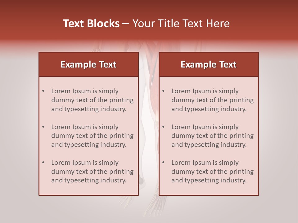 Skin Flesh Nature PowerPoint Template