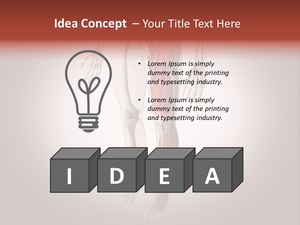 Skin Flesh Nature PowerPoint Template