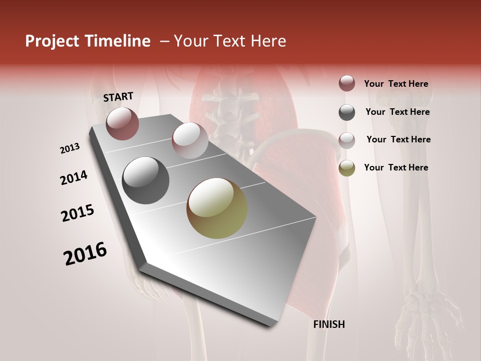 Naked Chest Posture PowerPoint Template
