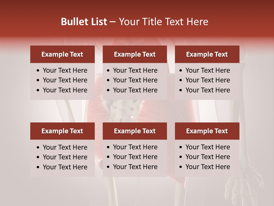 Naked Chest Posture PowerPoint Template