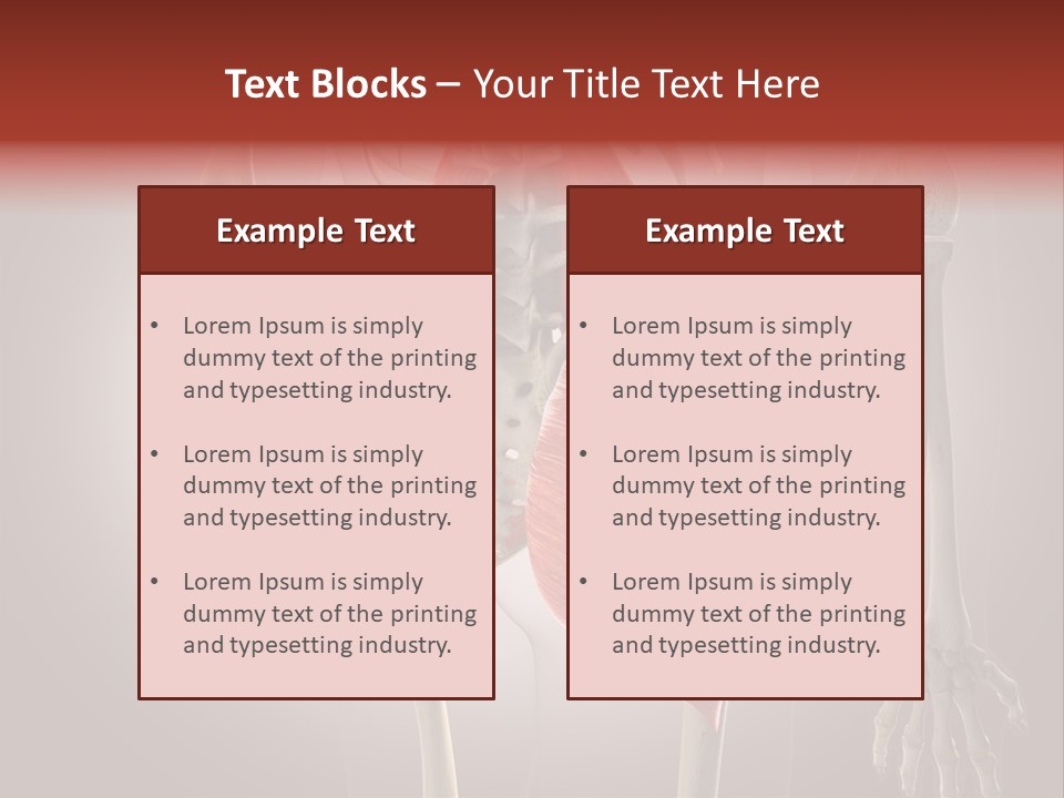 Naked Chest Posture PowerPoint Template