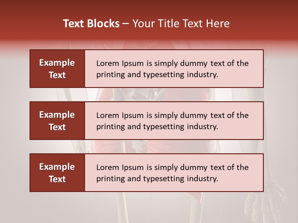 Naked Chest Posture PowerPoint Template