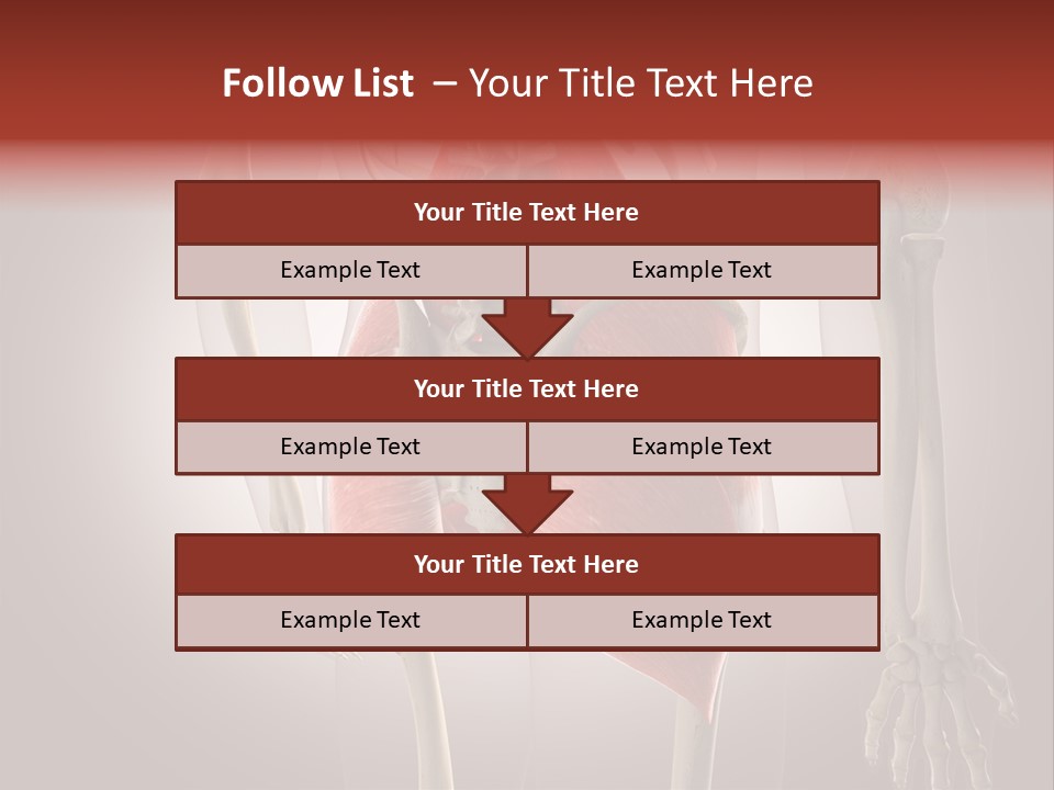 Naked Chest Posture PowerPoint Template