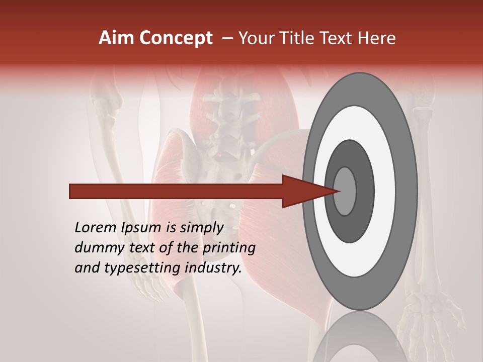 Naked Chest Posture PowerPoint Template