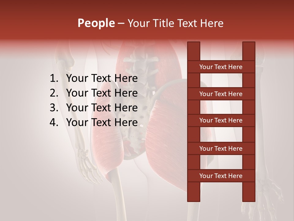 Naked Chest Posture PowerPoint Template
