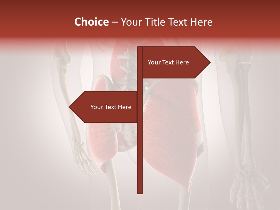 Naked Chest Posture PowerPoint Template