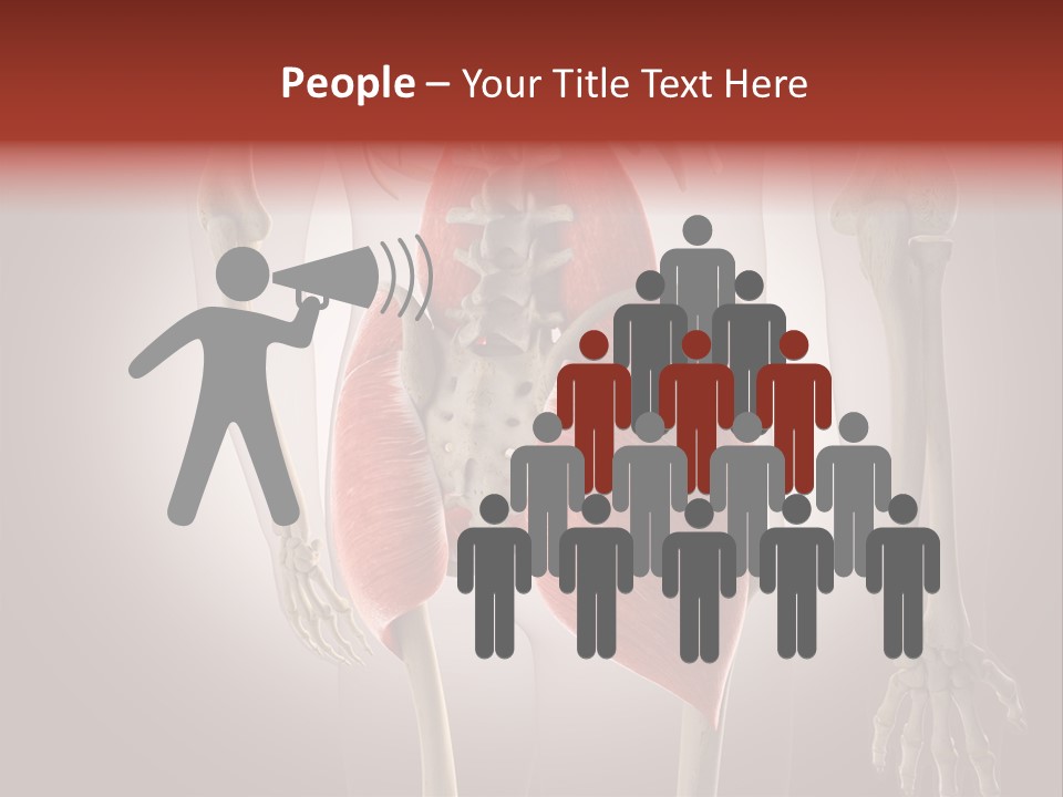 Naked Chest Posture PowerPoint Template