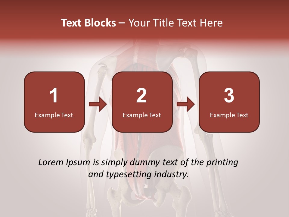 Flesh Angle Isolated PowerPoint Template