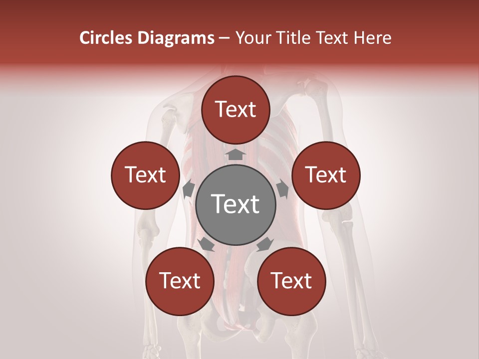 Flesh Angle Isolated PowerPoint Template