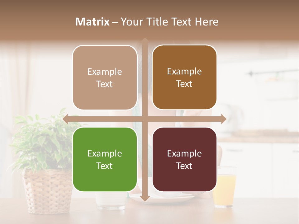 Caucasian Plate Young PowerPoint Template