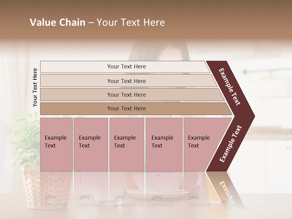 Caucasian Plate Young PowerPoint Template