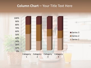 Caucasian Plate Young PowerPoint Template