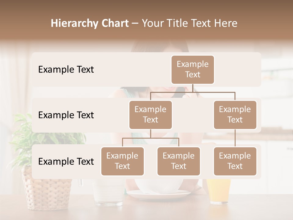 Caucasian Plate Young PowerPoint Template