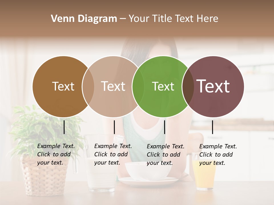Caucasian Plate Young PowerPoint Template