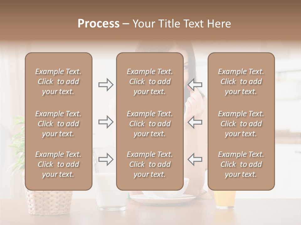 Caucasian Plate Young PowerPoint Template