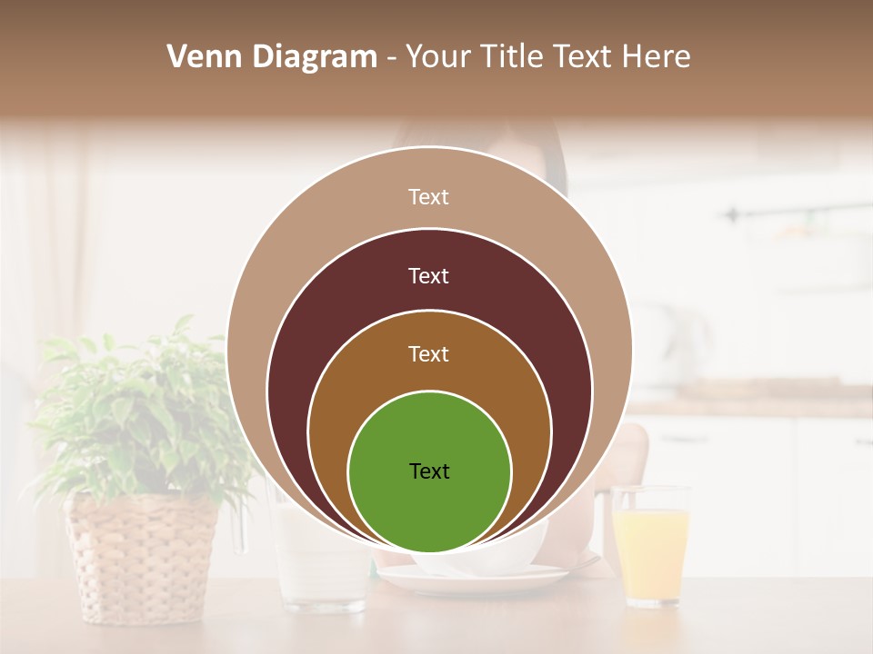 Caucasian Plate Young PowerPoint Template