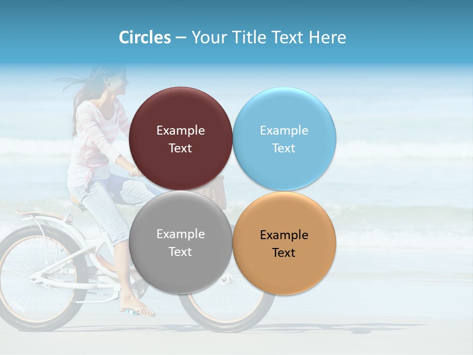 Biking Bicycle Healthy PowerPoint Template