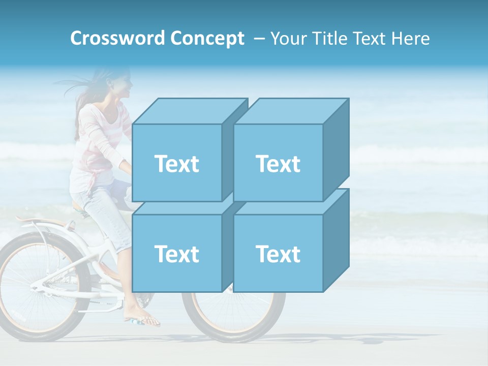 Biking Bicycle Healthy PowerPoint Template