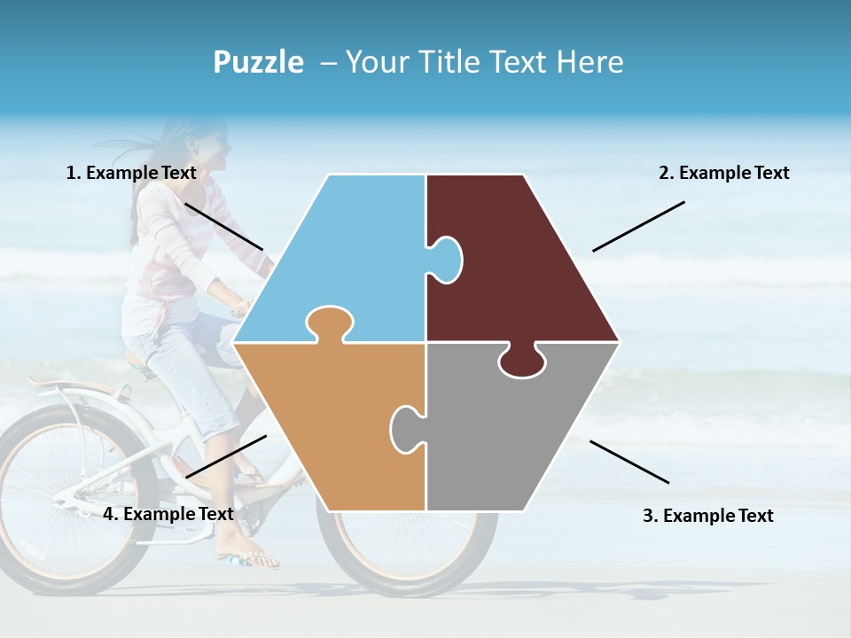 Biking Bicycle Healthy PowerPoint Template