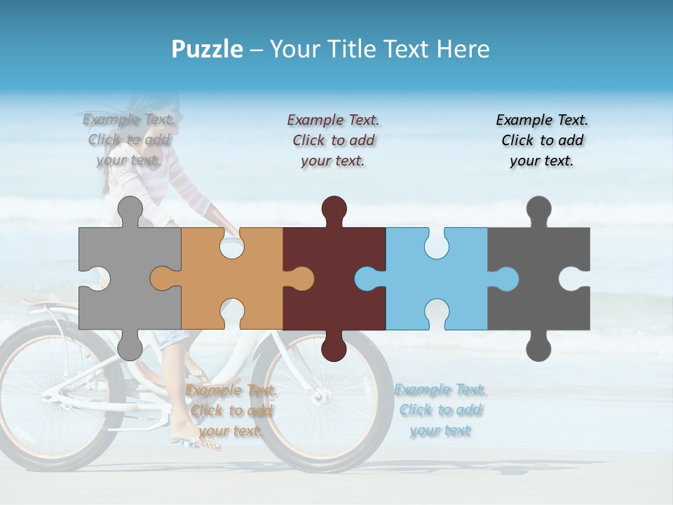Biking Bicycle Healthy PowerPoint Template