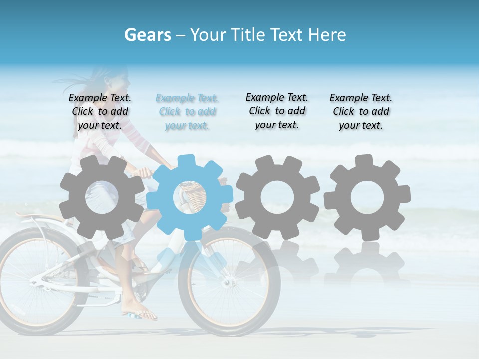 Biking Bicycle Healthy PowerPoint Template